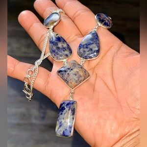 Navy Sodalite Necklace